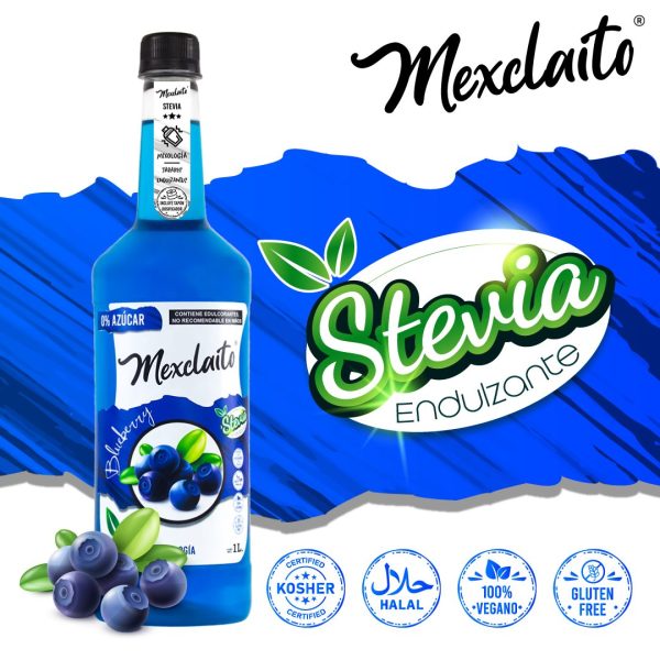 Blueberry Stevia1 Litro