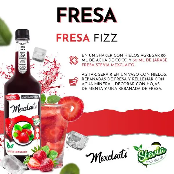 Fresa Stevia 1 Litro