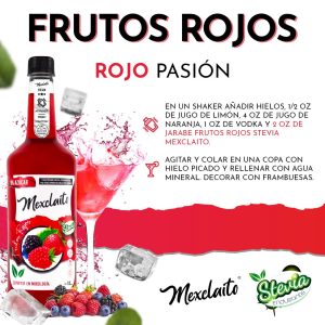 Frutos Rojos Stevia 1 Litro