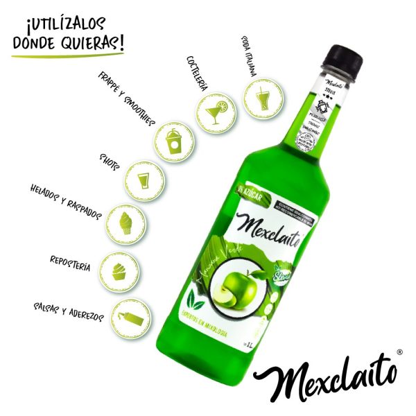 Manzana Verde Stevia 1 Litro