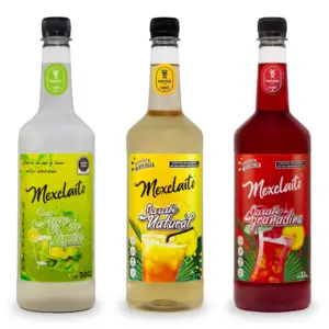 Mexclaito® Limonada Roja con Jarabe Natural, Jarabe Granadina y Jugo de Limón - Packs Limonadas.