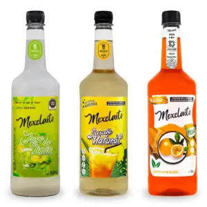 Mexclaito® Limonada Pasión con Jarabe Natural, Jarabe Maracuyá y Jugo de Limón - Packs Limonadas.