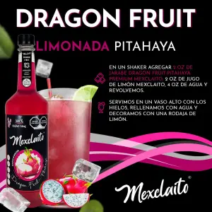 Jarabe Dragon Fruit - Pitahaya