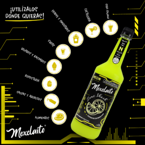 Mexclaito Neón Jarabe Lima- Limón/ Lime Shock 1 Litro Usos